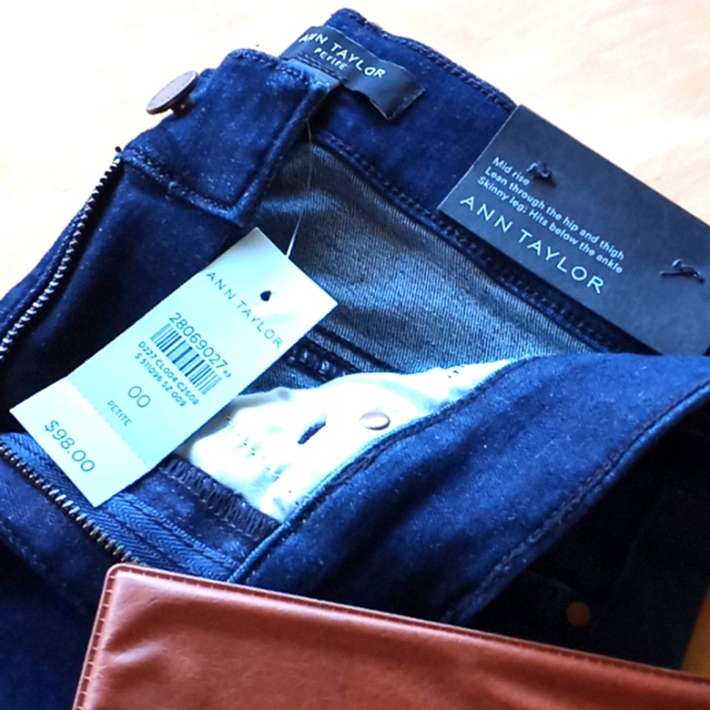 Ann Taylor Mid Rise Skinny Jeans